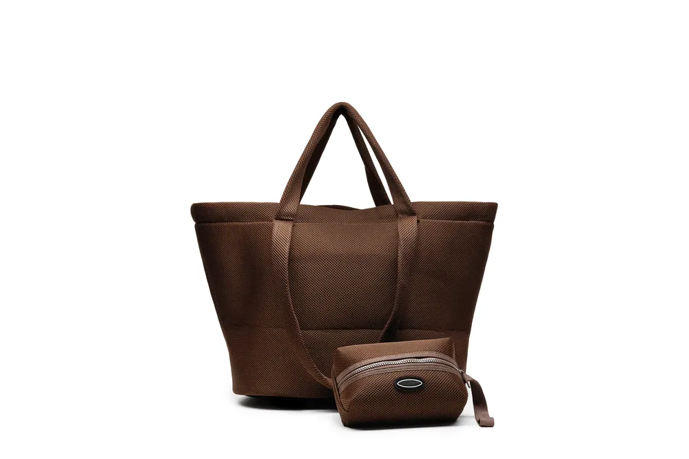 Nylon tote bag with a small bag 结果