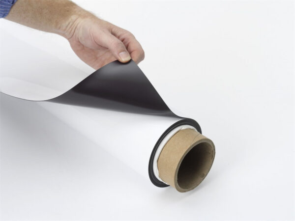 Printable vinyl magnetic roll