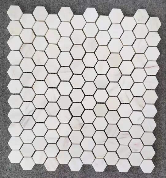 white bianca marblea hexagon mosaic marble43148013369 1663299091479