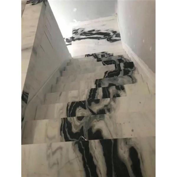 polished panda white marble tile for step18253281310 1663300009538