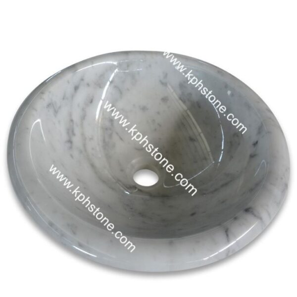 nero marquina marble round vessel basin sink09290603340 1663300436238