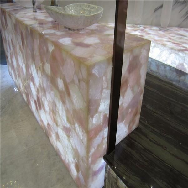 natural backlit transparent pink agate slab41248698838 1663300580769