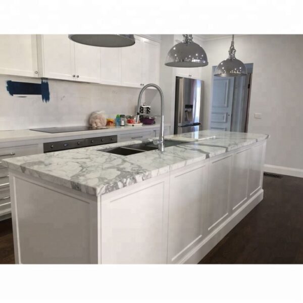 modern calacatta white marble countertop19068375368 1663300626989