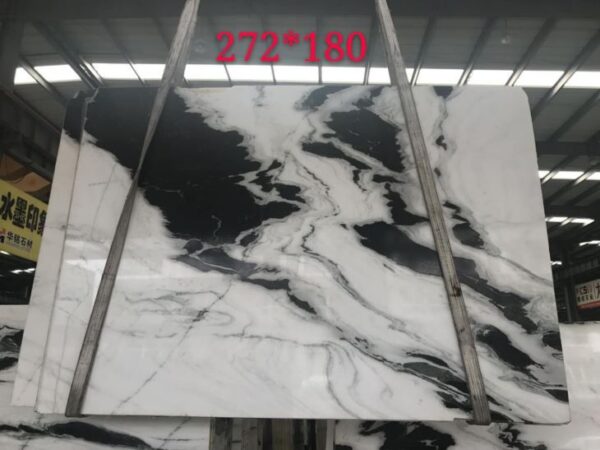 high polished panda white marble with black55074103129 1663301573542