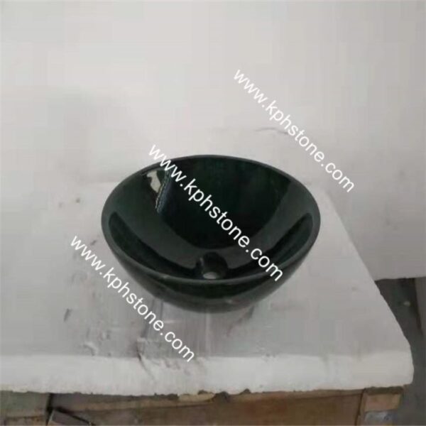 dark emperador marble round vessel basin sink58043459517 1663302718931