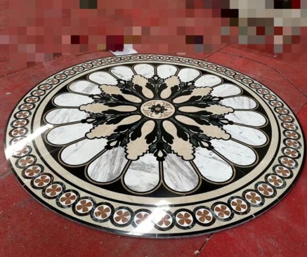 flower pattern waterjet marble tiles39586941102 1663302282815