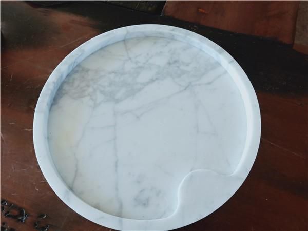 carrara white marble saucer13314768330 1663303405648