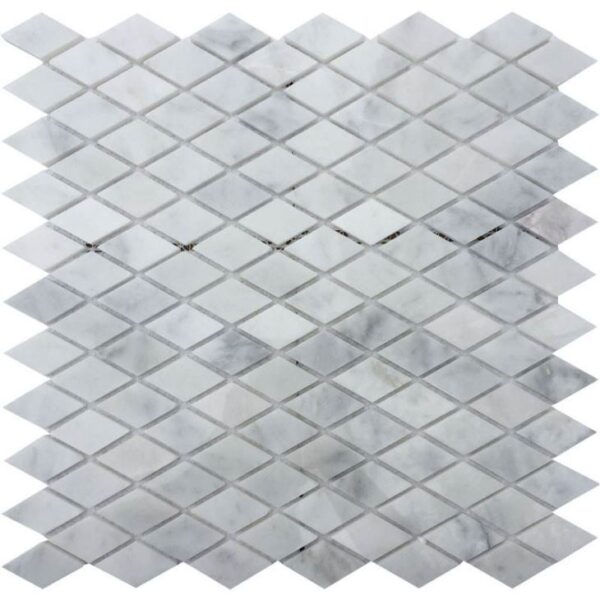 carrara white rhomboid marble mosaic tile21172263826 1663303412094
