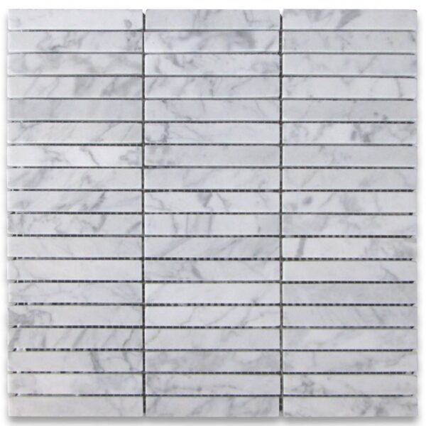 carrara white marble stack brick mosaic tile201907091621348749361 1663303442907