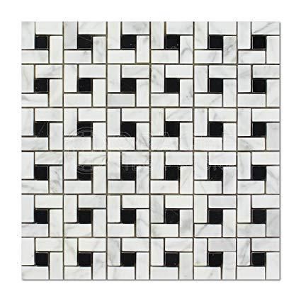 carrara white marble pinwheel mosaic tile201907091726068390213 1663303449212