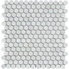 carrara white marble penny round mosaic tile201907091402447652135 1663303450742