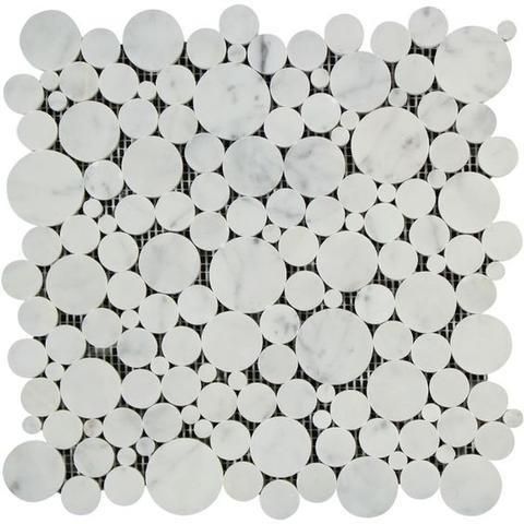 carrara white marble penny round mosaic tile04173920615 1663303460440