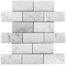carrara white beveled pillowed mesh marble49436083528 1663303518646