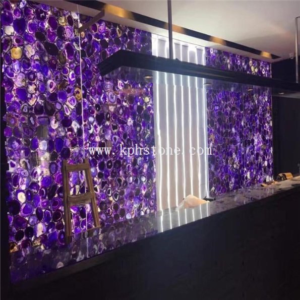 luxury decoration purple agate stone slab for14233182568 1663301049962
