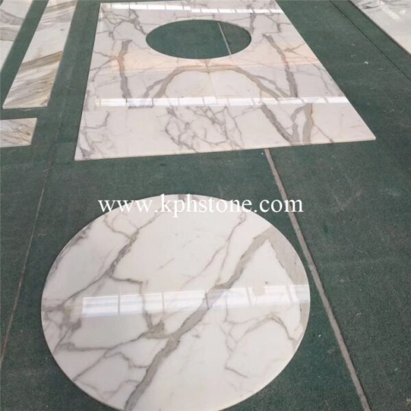 calacatta white marble round coffee table08186059577 1663303593269