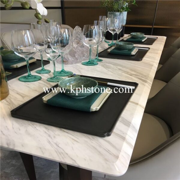 calacatta white marble restaurant table tops201905211832277877749 1663303570348