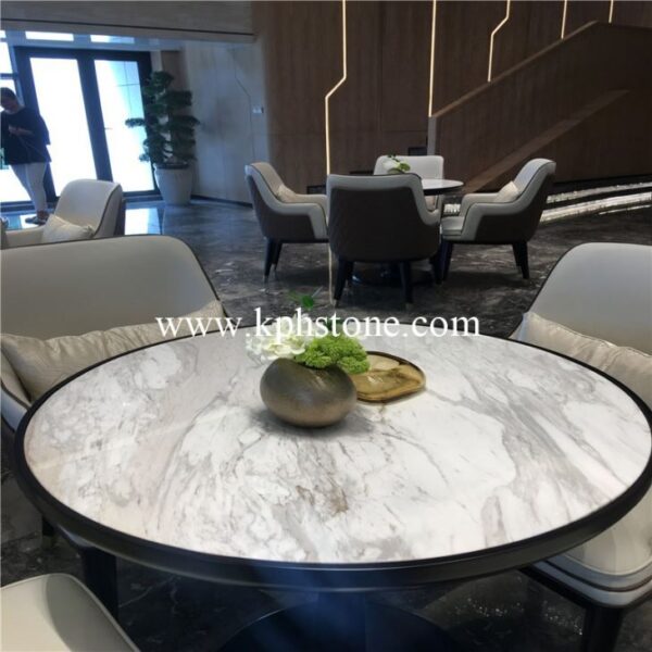 calacatta white marble restaurant table tops35236460317 1663303586018