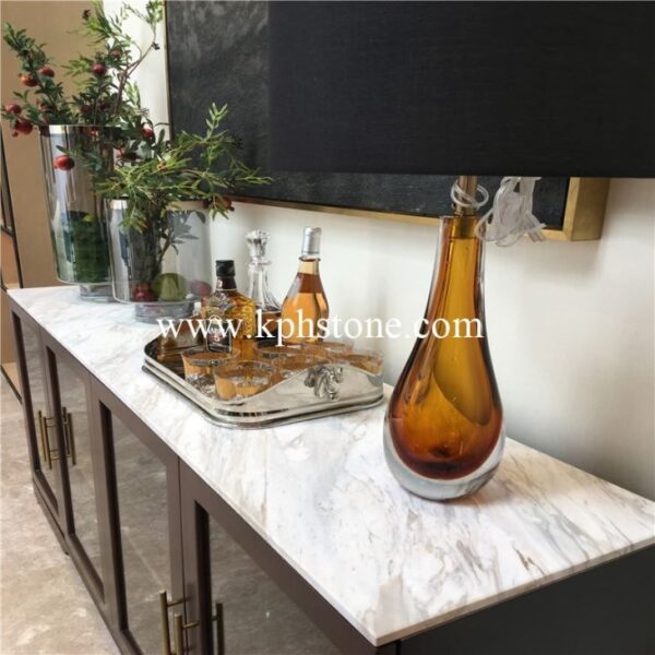 calacatta white marble restaurant table tops35245770360 1663303591306