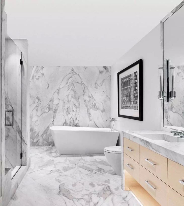 What are the disadvantages of Calacatta marble?