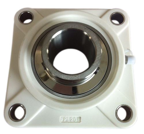 Thermoplastic Bearing Housing With Stainless Steel Ball Bearings