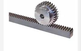 spur linear gear tooth rack for sliding systems