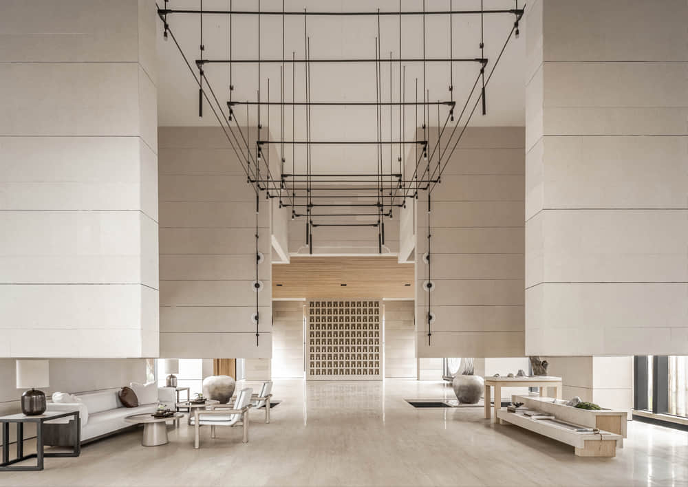 Moca Cream Limestone Projects | Oriental interior Design Aesthetics