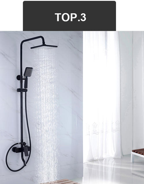 Exposed shower set