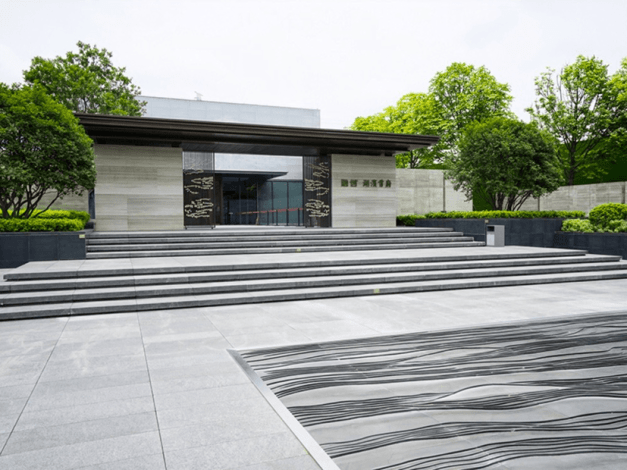 Wooden White Marble Exterior Façade Projects | Lake Mansion(Guangzhou)