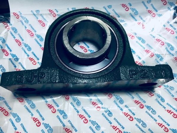 pillow block bearing with ball point set screw