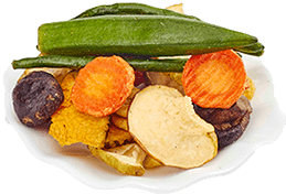 dehydrated vegetable chips