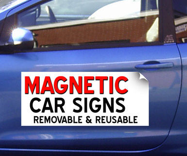 rótulos magnéticos para coches