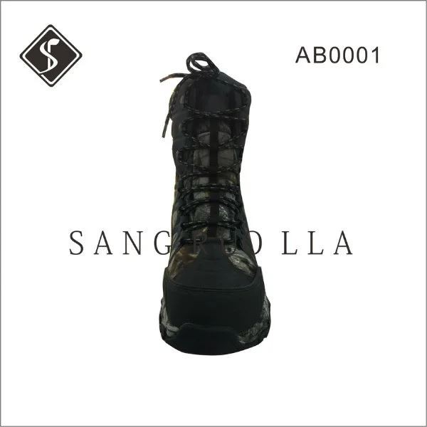 Black Leather Men Safety Shoes Men Work Work Boots in Guangzhou