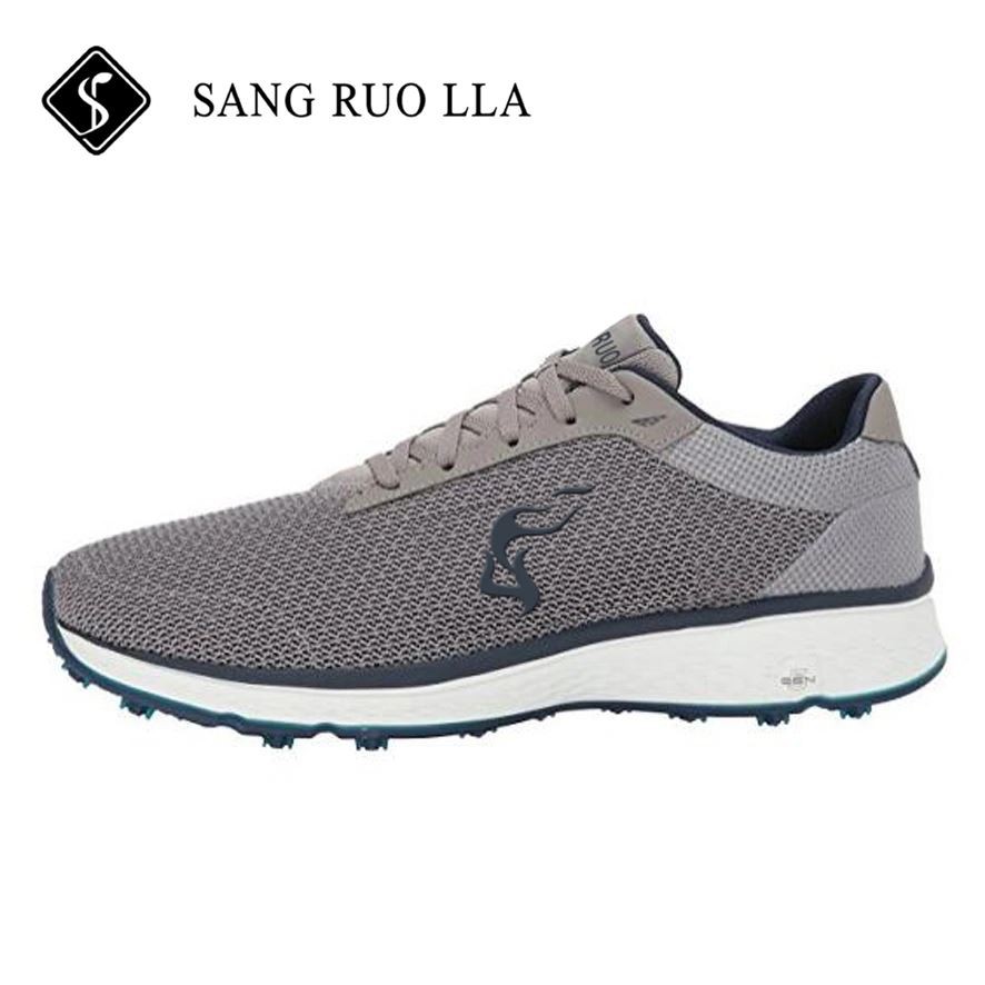 Golf Shoes Full Grain Leather and Quick Lacing and Membrance Sock Waterproof Technology +Memory Foam Insole+ Softspikes Golf Sports Shoes G20404A