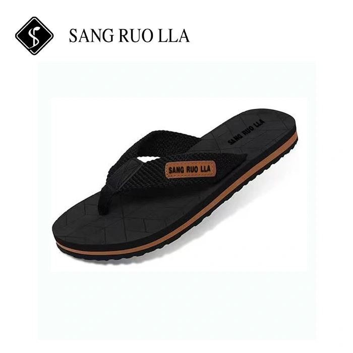 New Design PVC Upper Slippers Flip Flops for Men Beach Summer Sandals Custom Made Slider