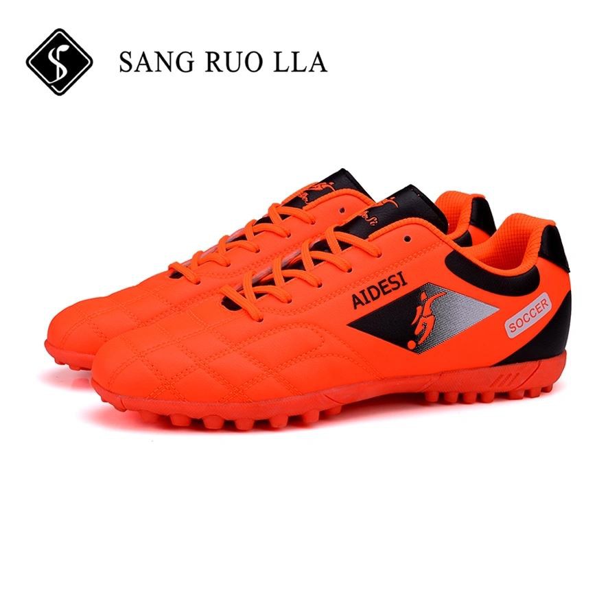 Rubber Outsole Kid's Indoor Football Shoes in Stcok