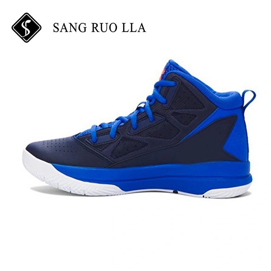 Men's Sports Running Kids Casual Shoes Children's Sneaker Breathable Anti-Odor Lace up Boy Basketball Shoes