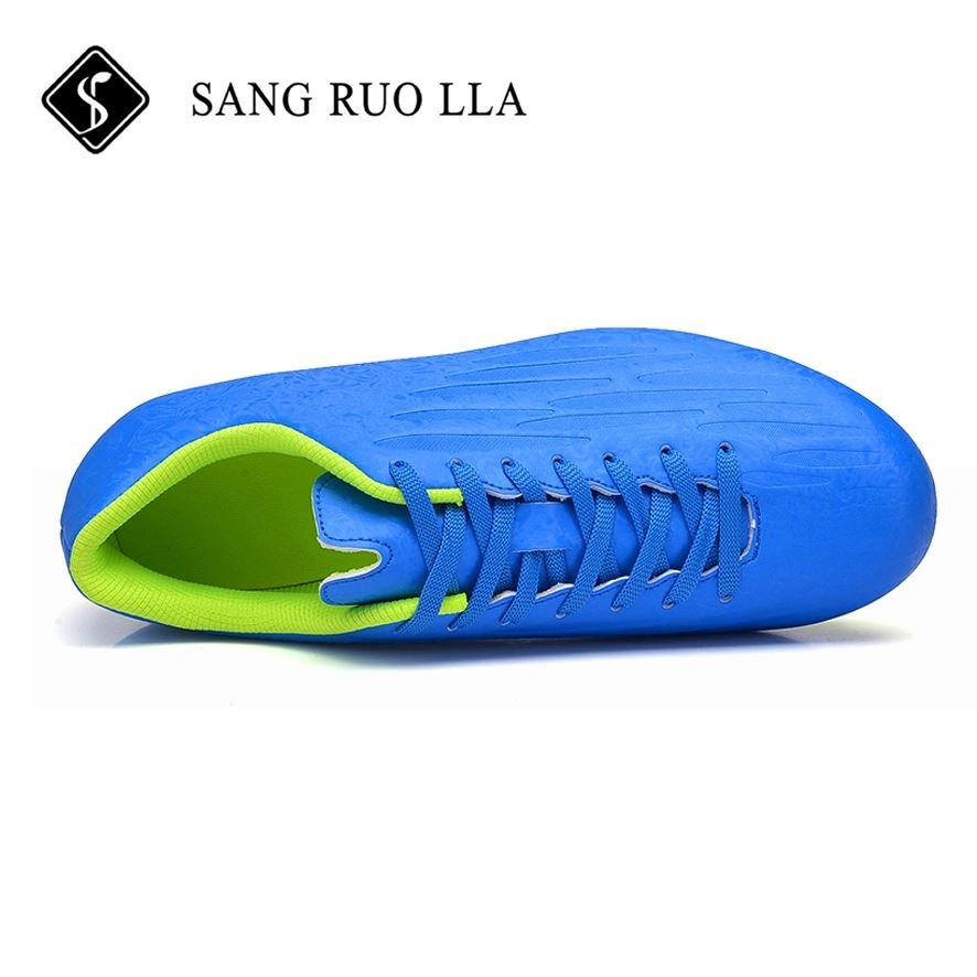 Soccer Shoes/Football Shoes Indoor Outsole/Breathable Vamp/Imitation Leather with ...