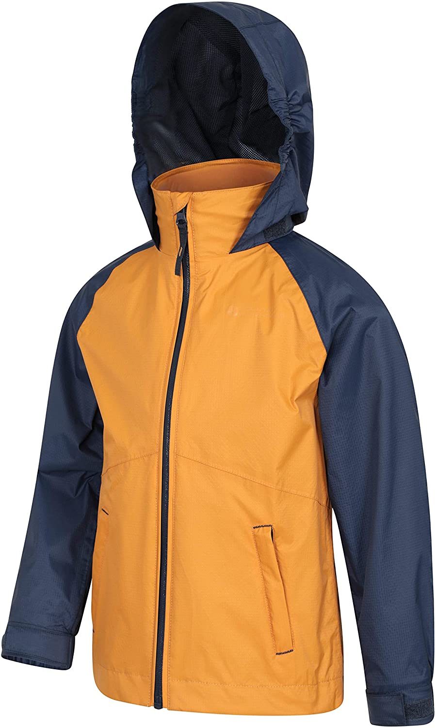 Manteau De Pluie Long Pour Enfant Avec Poche Sac à Dos Intégrée - Uni, Polyester, Léger - Capuche Transparente - Unisexe, Cadeau École