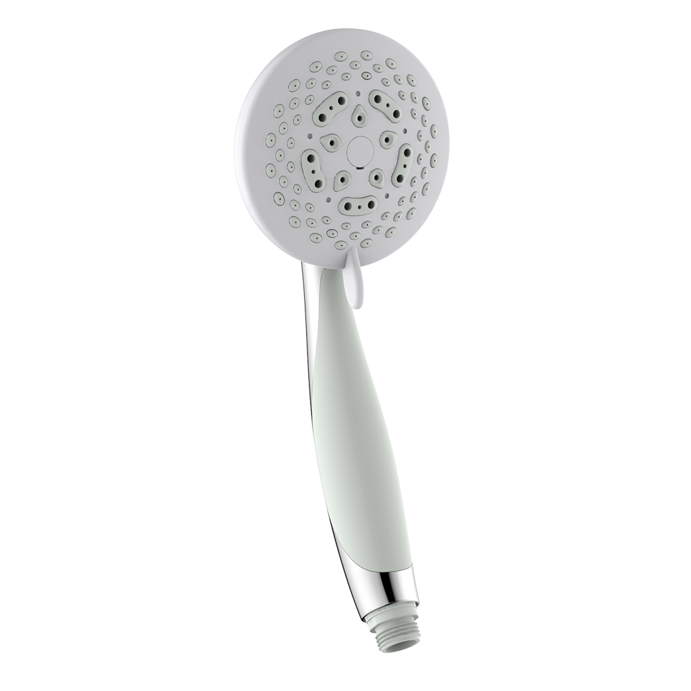 How do I install a 10-inch square rainfall shower head with two modes in my bathroom?
