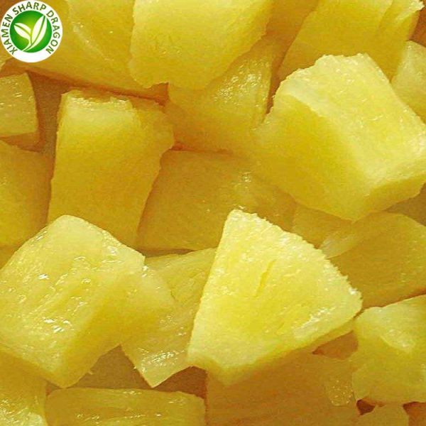 linea di fornitura prezzo all'ingrosso ananas surgelato sfuso affettato/tagliato