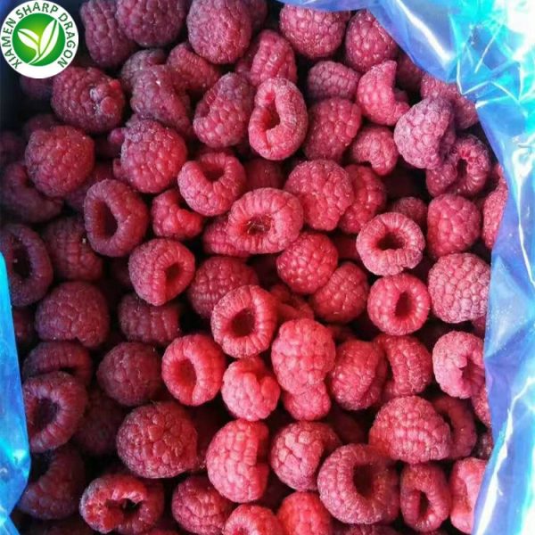 iqf frozen raspberry fruit red ball