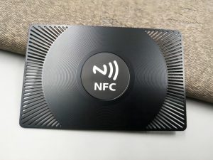 matte metal nfc card