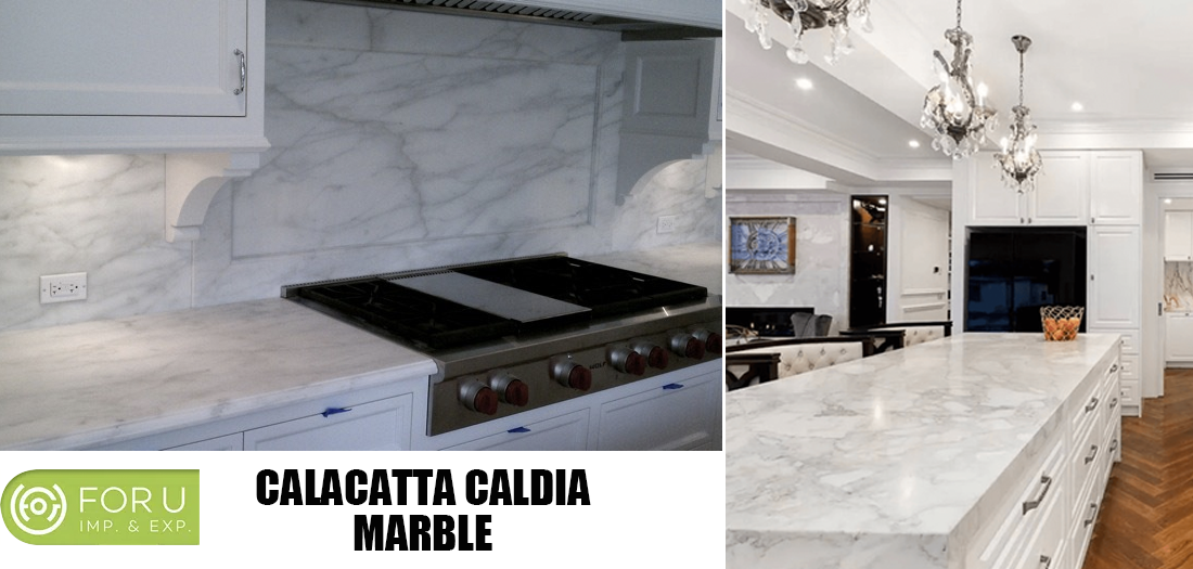 Calacatta Caldia White marble Countertops Supplier FOR U STONE