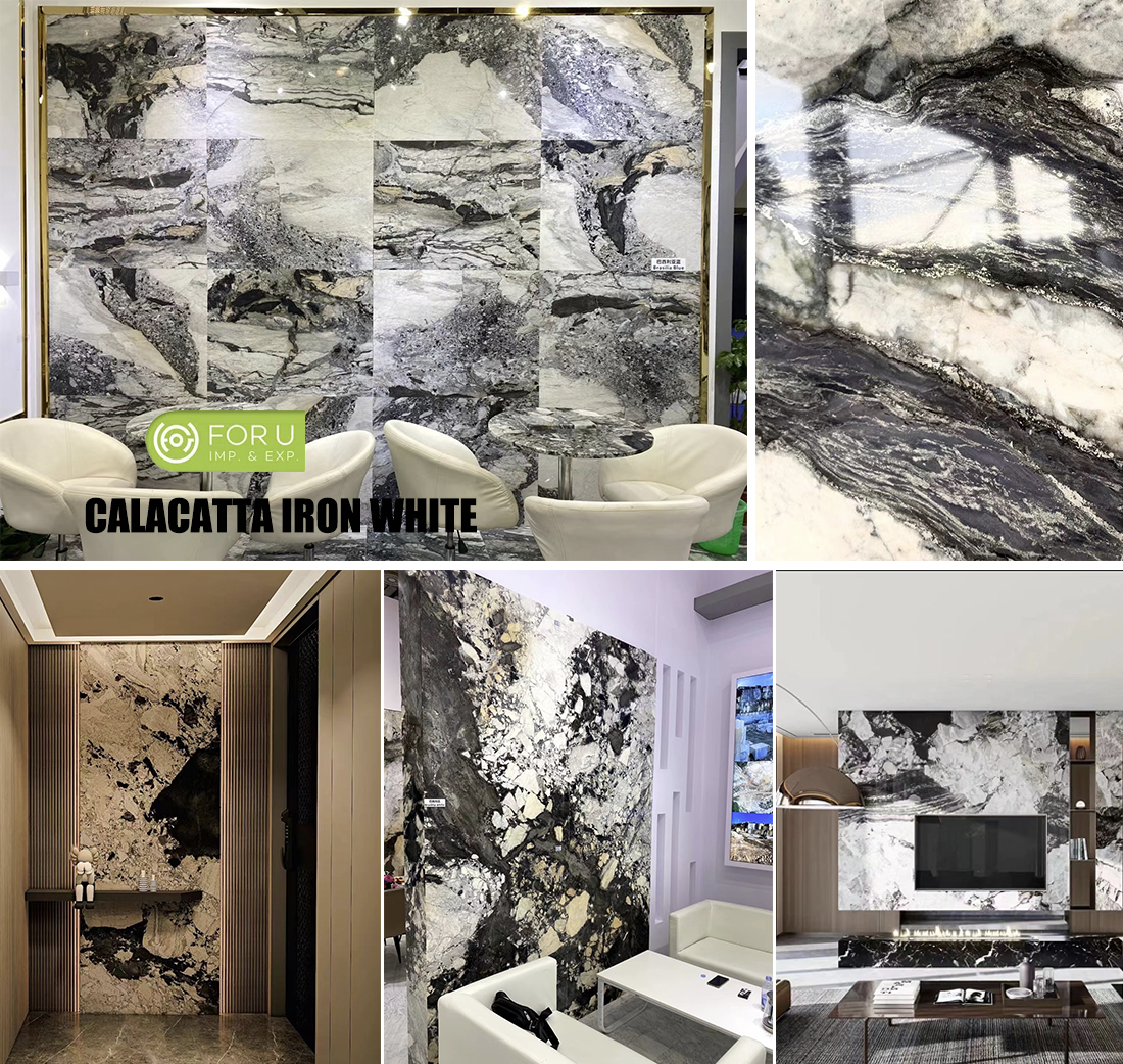 Calacatta Iron White Feature Wall Project FOR U STONE