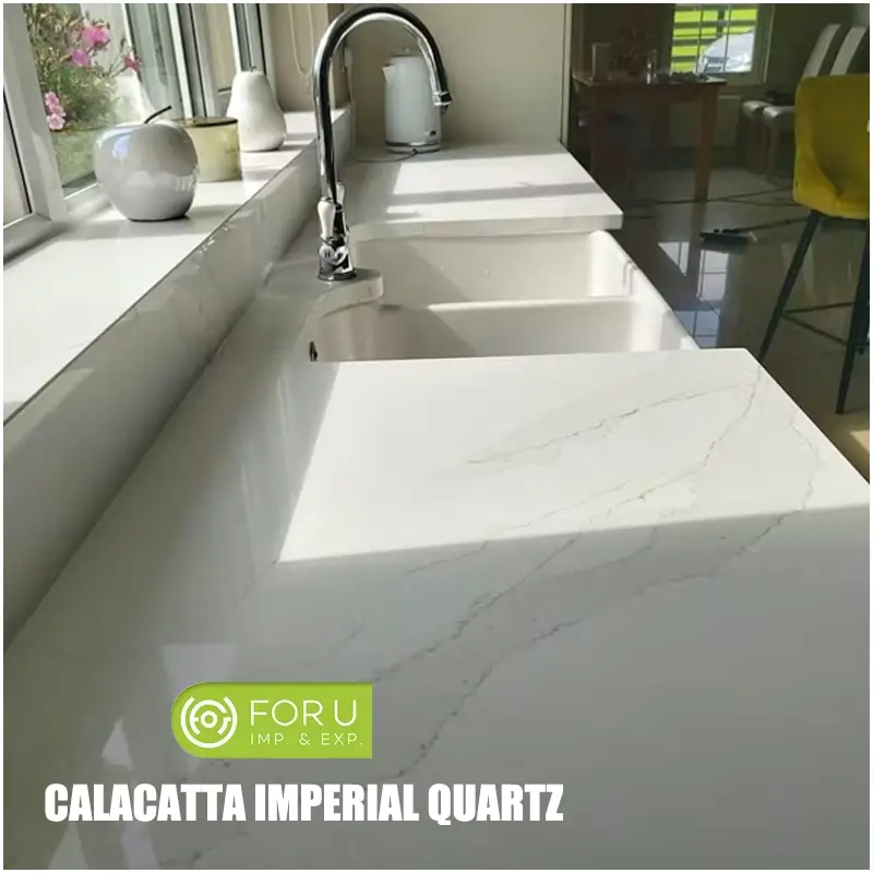 Calacatta Imperial Engineered Quartz Countertops