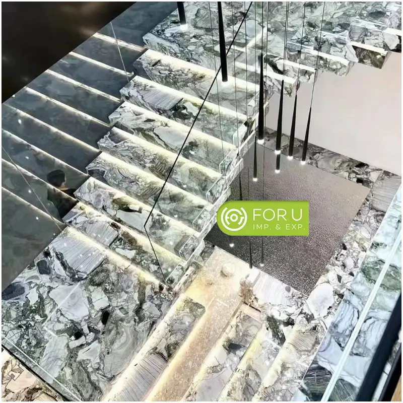 Ice Connect Marble Villa Stairs Projects FOR U STONE