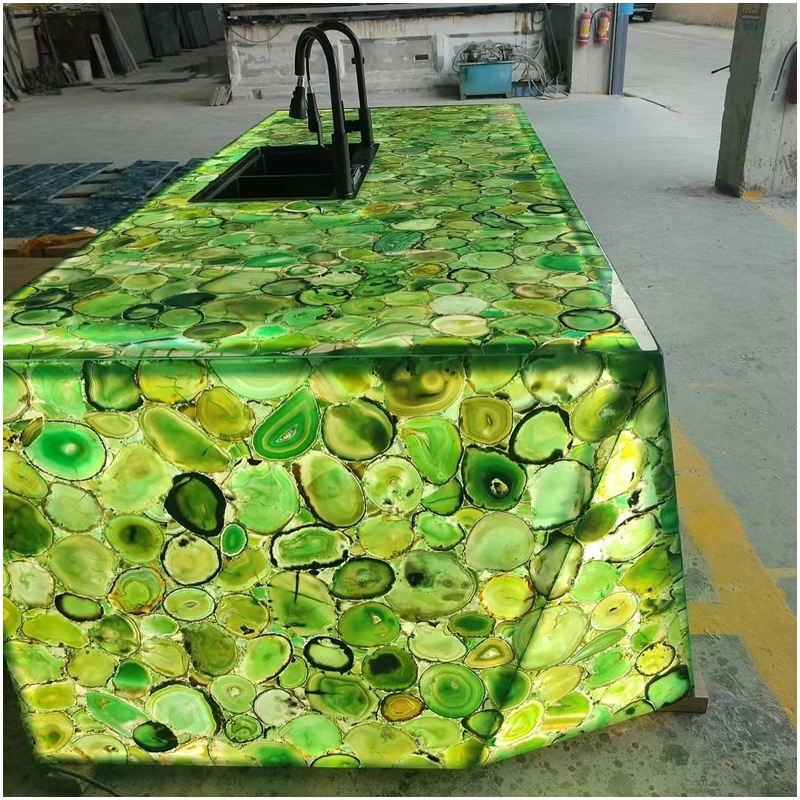 Green Agate Countertop