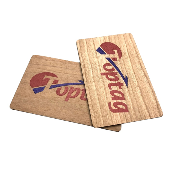 wooden rfid card