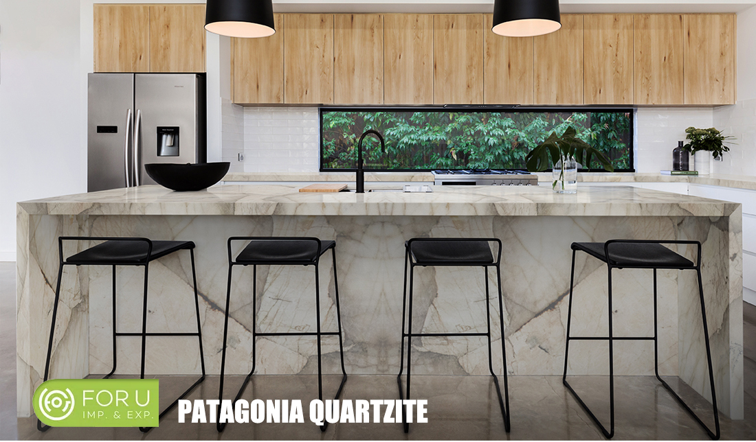 Patagonia White Quartzite Countertops