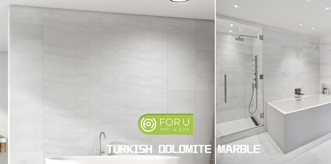 Dolomite White Marble Bathroom Tiles Projects FOR U STONE